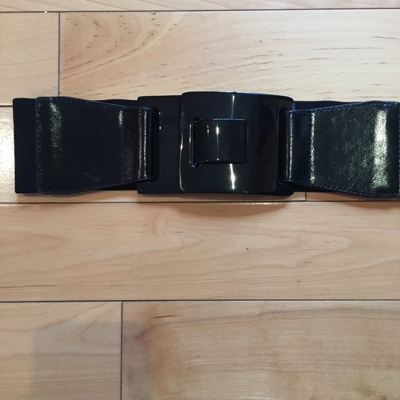 bebe Accessories - Bebe noir stretch belt